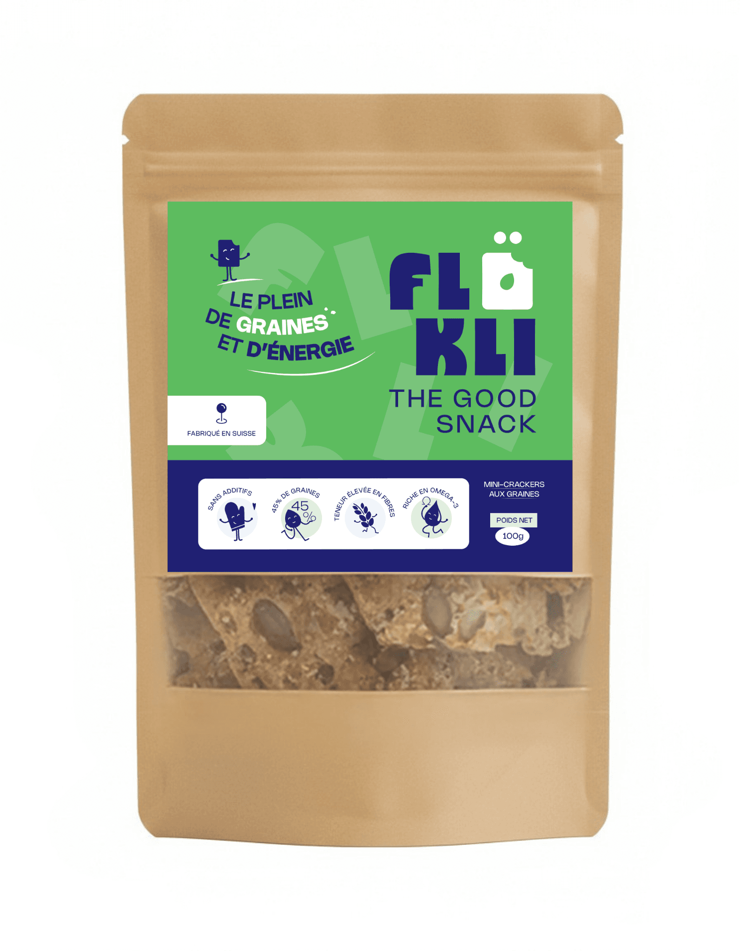 Mini-Crackers 45% Graines Format 100g