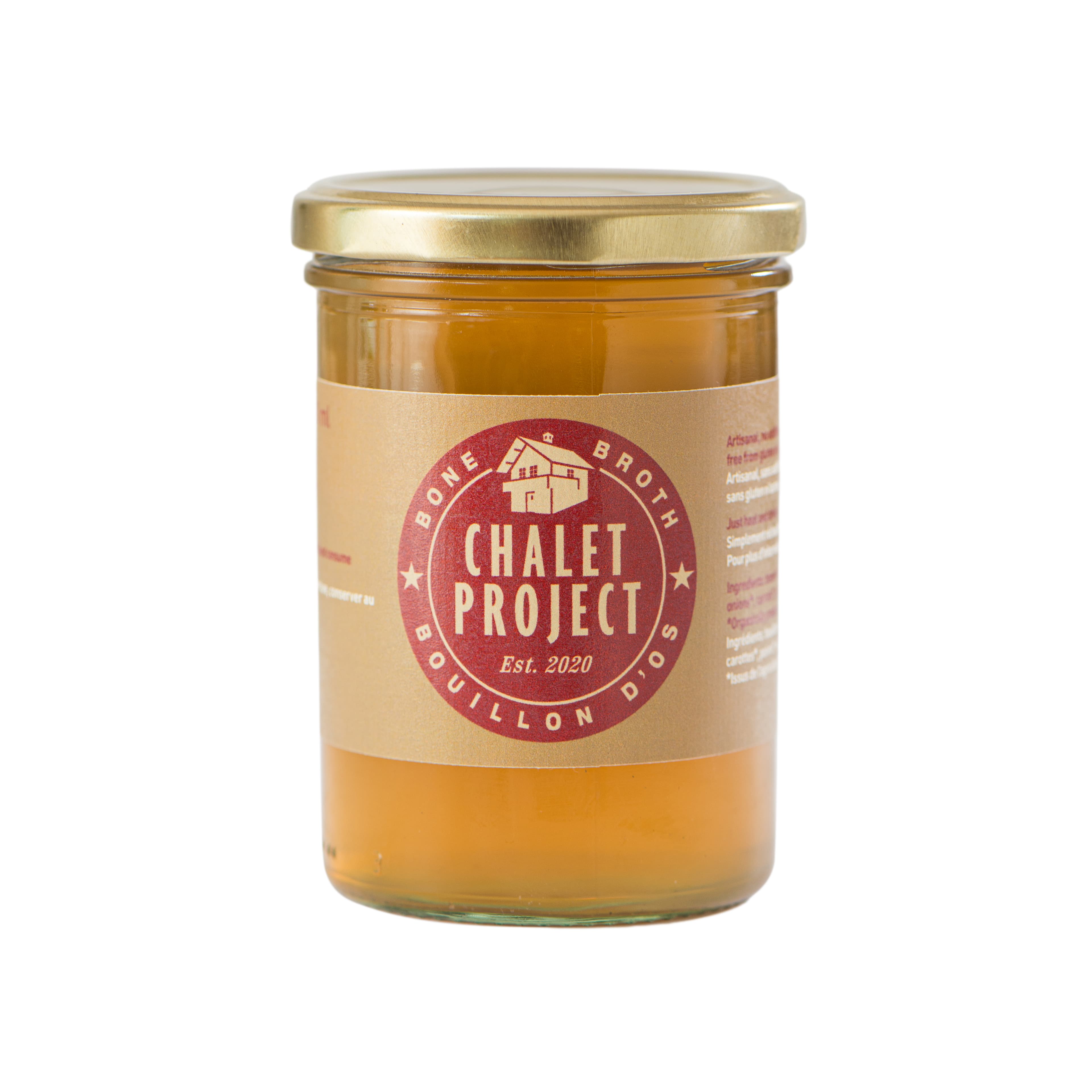 Bouillon d'os de poulet