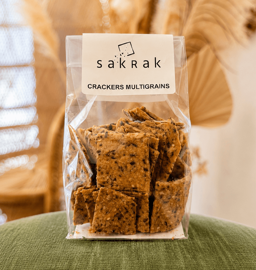 Crackers multigrains sans gluten